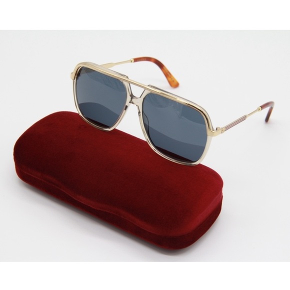 NEW GG0200S 004 GUCCI SUNGLASSES NEW COLLECTION AVIATOR GUCCI